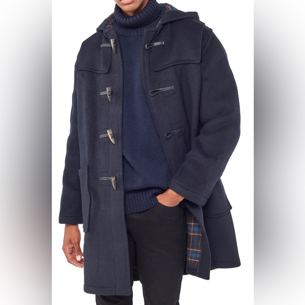 Montgomery Classic fit original Duffle Coat w/Horn Toggles Size 48 (US XXL) NEW